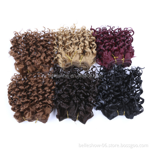 Wholesale   synthetic hair extensions  hair bulk curly braiding hair weaving deep wave  high quality